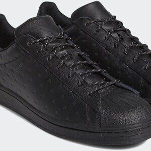 NWT Adidas Superstar Pharrel‎ Williams Core Black Men's 7.5 Women's 9 MSRP $129